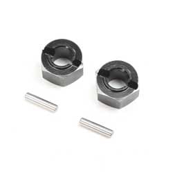 LOS312004  Hex Set, Rear Axle, Aluminum: Mini-T 2.0