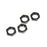LOS252098 Wheel Nuts, Black (4): 5ive-T 2.0