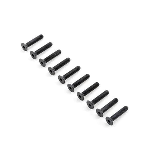TLR255029 Flat Head Screws, M5x25mm (10)