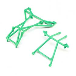 LOS241041 Top and Upper Cage Bars, Green: LMT