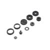 TLR232046 Drive & Differential Pulley Set: 22-4/2.0