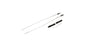 PRB286022 Rudder Pushrod Set: Zelos 36