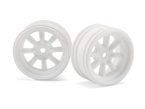 HPI3935  MX60 8-Spoke Wheel 3mm Offset White (2)