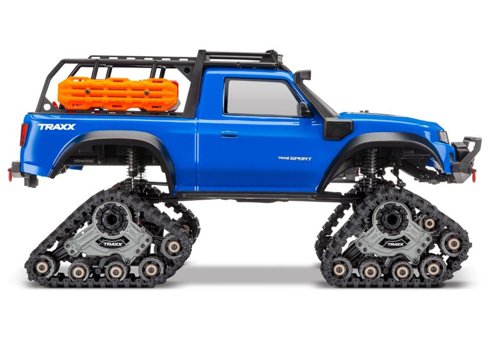 TRA82034-4 BLUE TRX-4 with Deep-Terrain Traxx 1/10 4X4 Truck - Blue. Ready-to-Race with TQ 2.4GHz Radio System, XL-5 HV ESC YOU will need this part # TRA2992 to run this truck