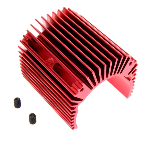 VEN4095R ALLOY HEAT SINK FOR TRAXXAS X-MAXX, RED BY ATOMIK RC