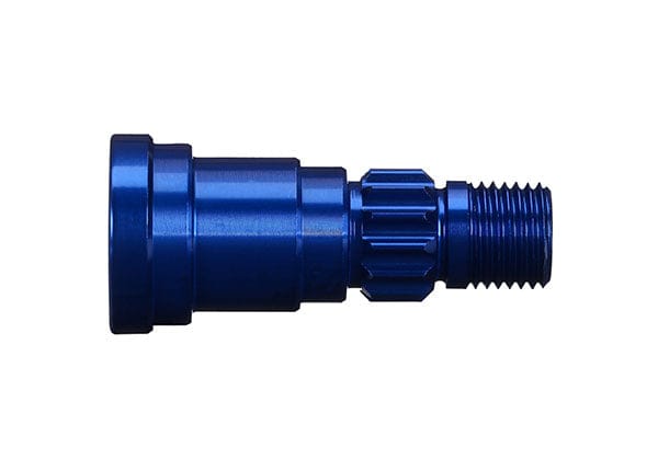 TRA7768 Stub axle, aluminum (blue-anodized) (1)